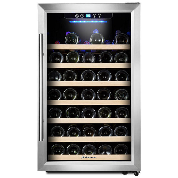 Kalamera 50 Bottle Single Zone Freestanding Wine Refrigerator & Reviews